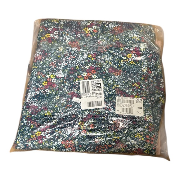 Lands' End Pink Floral Pajama Set Size 3X - Picture 2 of 2